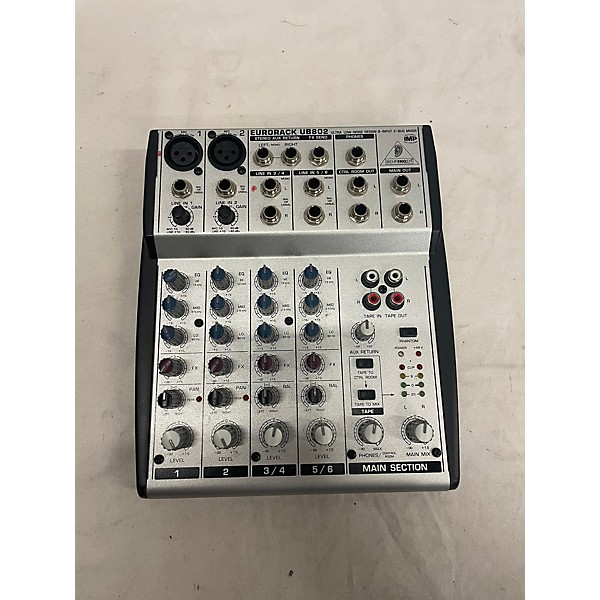 Used Behringer EURORACK UB802 Unpowered Mixer