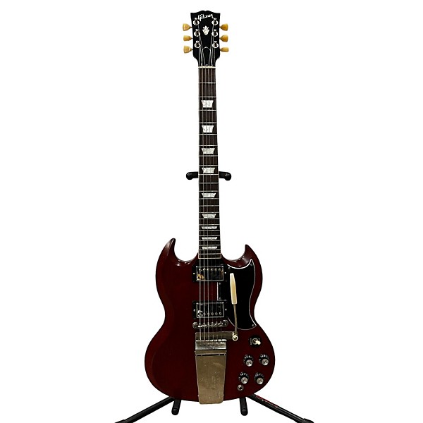 Used Gibson Used Gibson SG STANDARD '61 FADED MAESTRO VIBROLA VINTAGE CHERRY Solid Body Electric Guitar