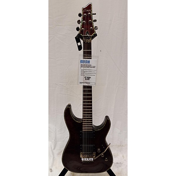 Used Schecter Guitar Research Used Schecter Guitar Research Hellraiser C1 Floyd Rose Black Cherry Solid Body Electric Guitar