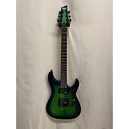 Used Schecter Guitar Research Used Schecter Guitar Research C-6 Elite Green Solid Body Electric Guitar