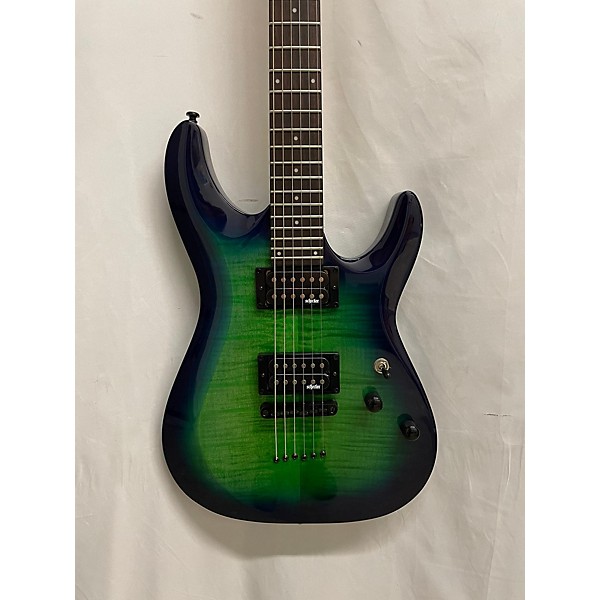 Used Schecter Guitar Research Used Schecter Guitar Research C-6 Elite Green Solid Body Electric Guitar