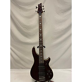 Used Schecter Guitar Research Used Schecter Guitar Research Omen Extreme 5 String Trans Crimson Red Electric Bass Guitar