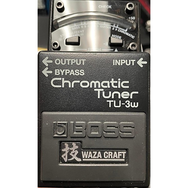 Used BOSS TU3W Waza Craft Chromatic Tuner Pedal