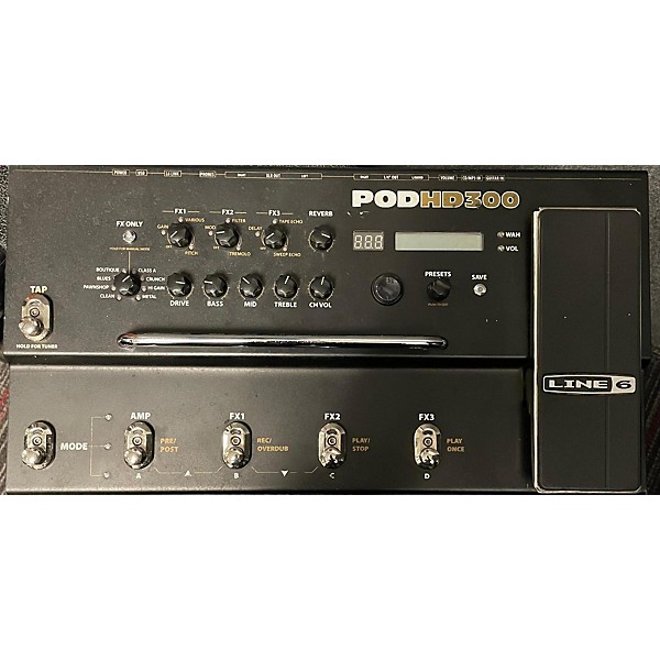 Used Line 6 Used 2008 Line 6 Pod HD300 Amp Modeler Effect Processor