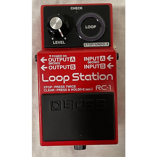 Used BOSS RC1 Loop Station Pedal