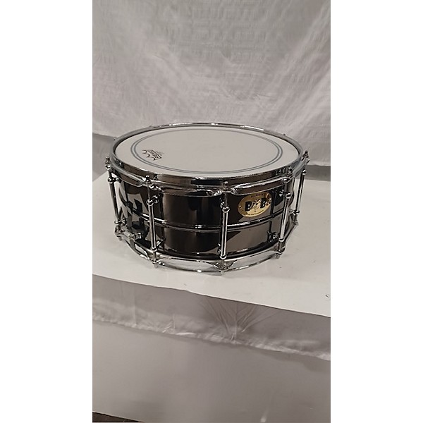 Used Pork Pie 6.5X14 Black On Brass Bob Drum