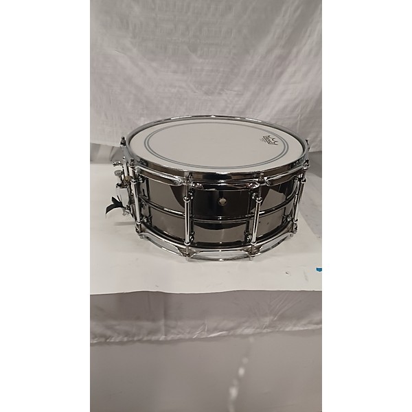 Used Pork Pie 6.5X14 Black On Brass Bob Drum