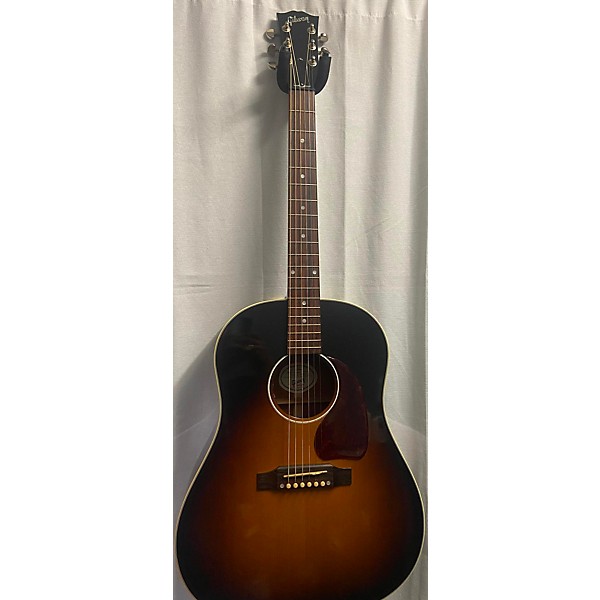 Used Gibson Used Gibson J45 Standard Vintage Sunburst Acoustic Electric Guitar