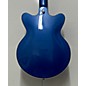 Used Gretsch Guitars Used Gretsch Guitars G2655t Streamliner Blue Hollow Body Electric Guitar