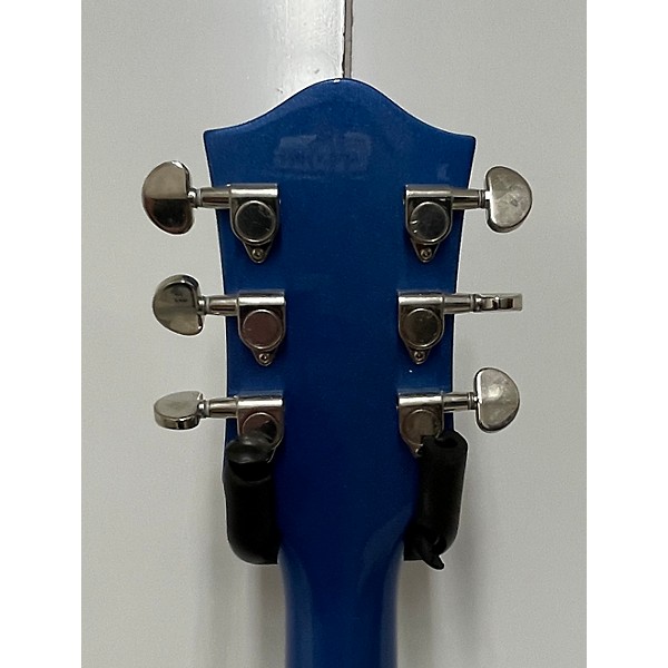 Used Gretsch Guitars Used Gretsch Guitars G2655t Streamliner Blue Hollow Body Electric Guitar