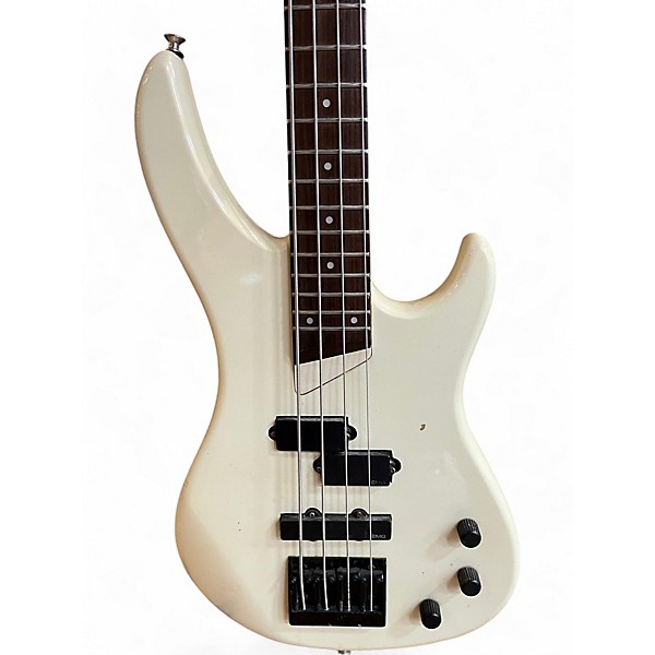 Used B.C. Rich INNOVATOR Vintage White Electric Bass Guitar
