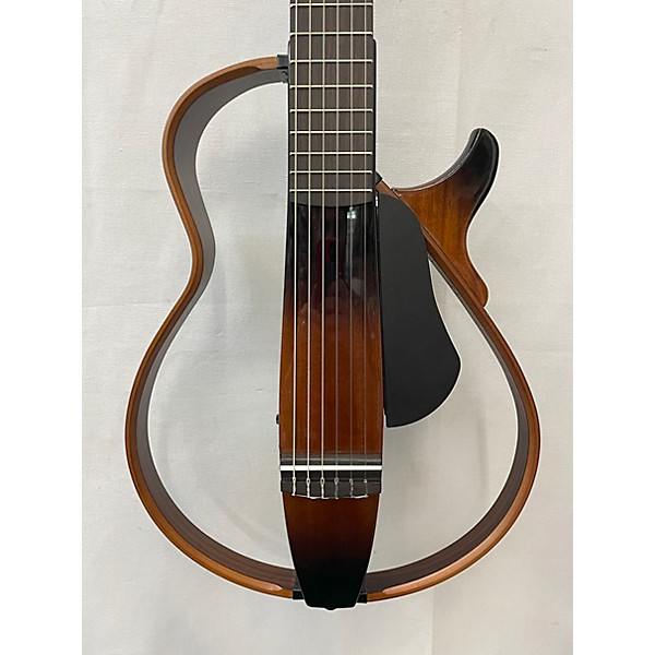 Used Yamaha SLG200N Classical Acoustic Electric Guitar Tobacco Burst