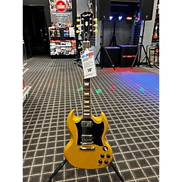 Used Epiphone Used Epiphone SG Traditional Pro Metallic Gold Solid Body Electric Guitar