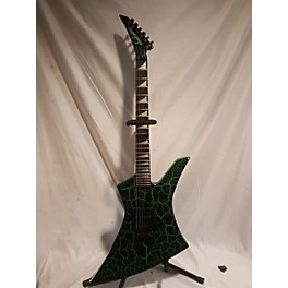 Used Jackson Used Jackson BRANDON ELLIS KELLY GREEN CRACKLE Solid Body Electric Guitar