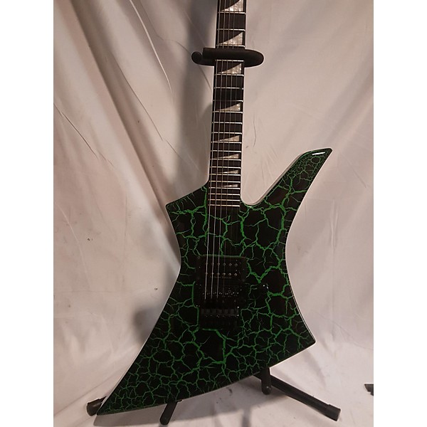 Used Jackson Used Jackson BRANDON ELLIS KELLY GREEN CRACKLE Solid Body Electric Guitar