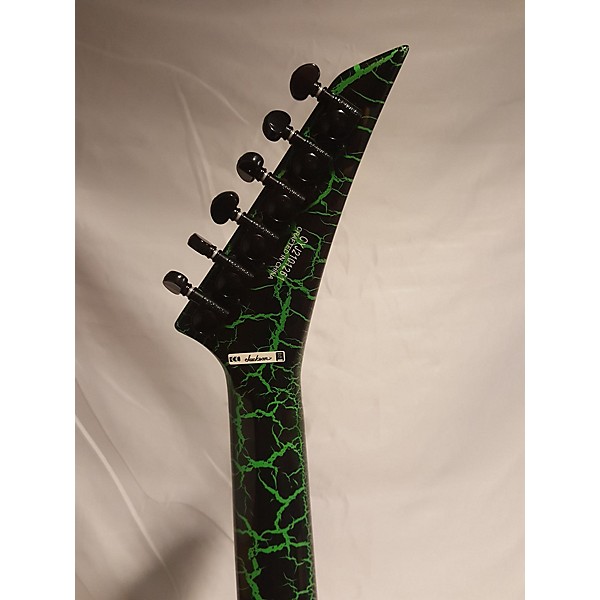 Used Jackson Used Jackson BRANDON ELLIS KELLY GREEN CRACKLE Solid Body Electric Guitar