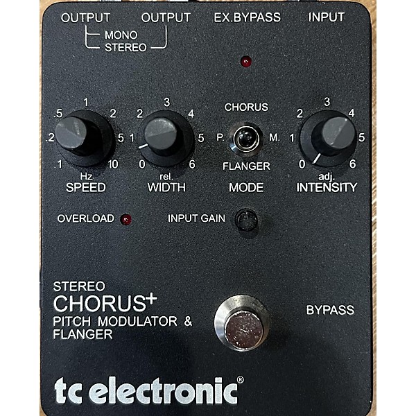 Used TC Electronic SCF Chorus Flanger Effect Pedal