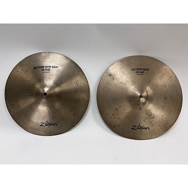 Used Zildjian 14in New Beat Hi Hat Pair Cymbal