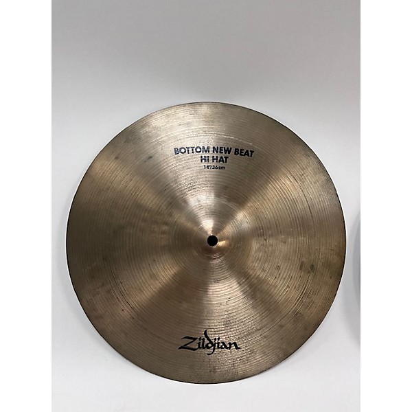 Used Zildjian 14in New Beat Hi Hat Pair Cymbal