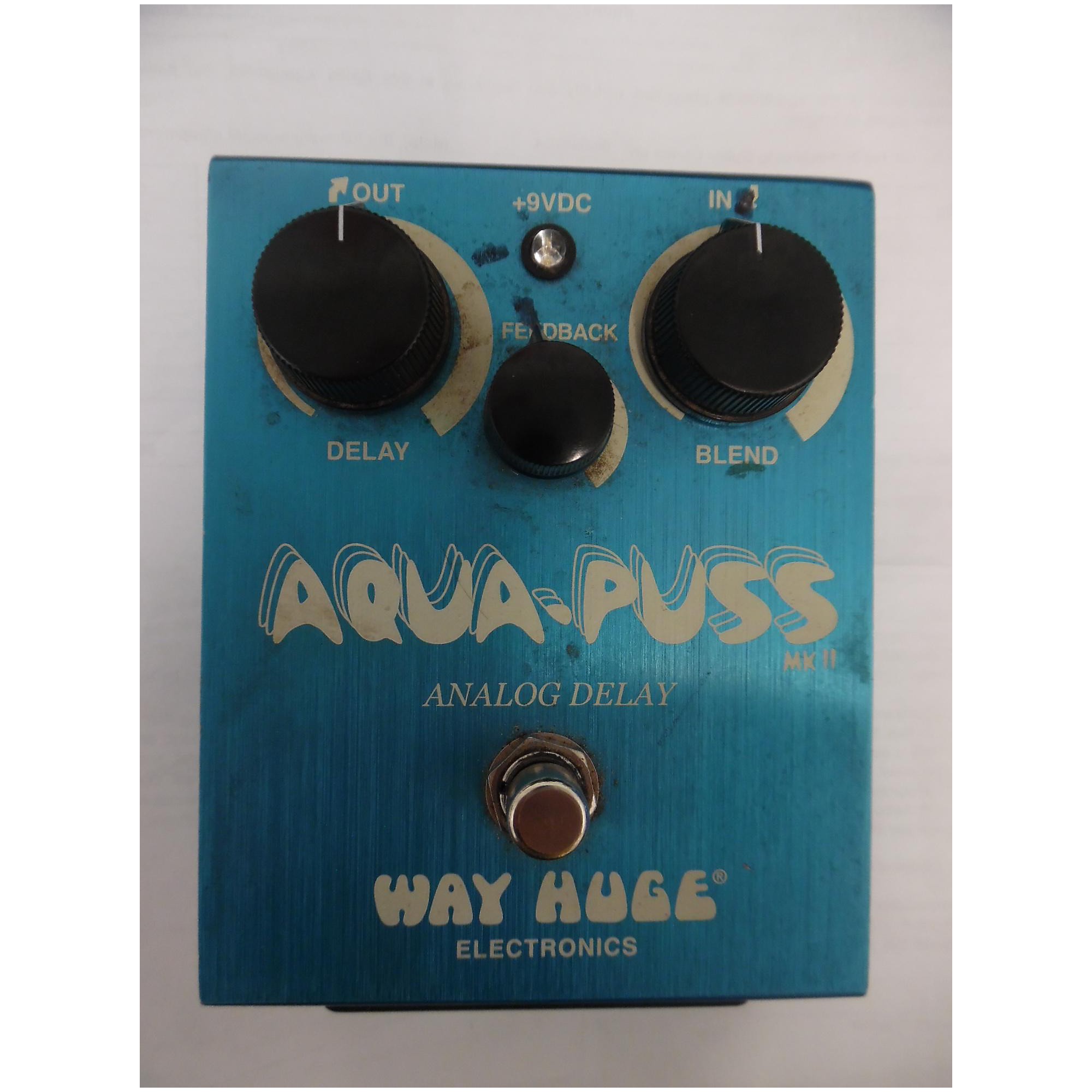 Used Used Way Huge Electronics WHE701 Aqua Puss Analog Delay Effect Pedal |  Guitar Center