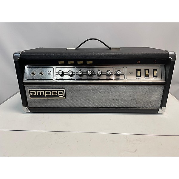 Vintage Ampeg 1977 V2 2 CHANNEL 60 WATT HEAD Tube Guitar Amp Head