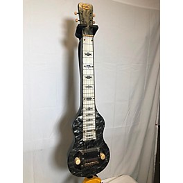 Vintage Valco Vintage 1950s Valco Tonemaster Lap Steel Black Pearloid Solid Body Electric Guitar