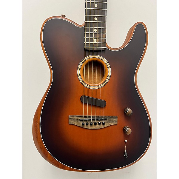 Used Fender Used 2021 Fender American Acoustasonic Telecaster Sunburst Acoustic Electric Guitar