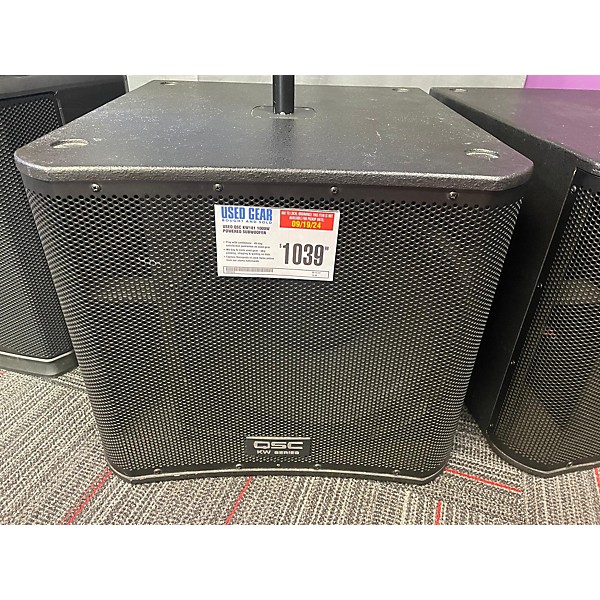 Used QSC KW181 1000W Powered Subwoofer