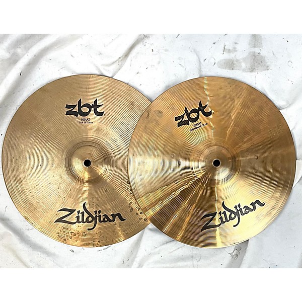 Used Zildjian 13in ZBT Hi Hat Pair Cymbal