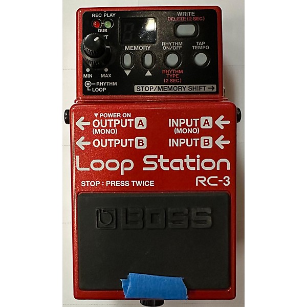 Used BOSS RC3 Loop Station Pedal