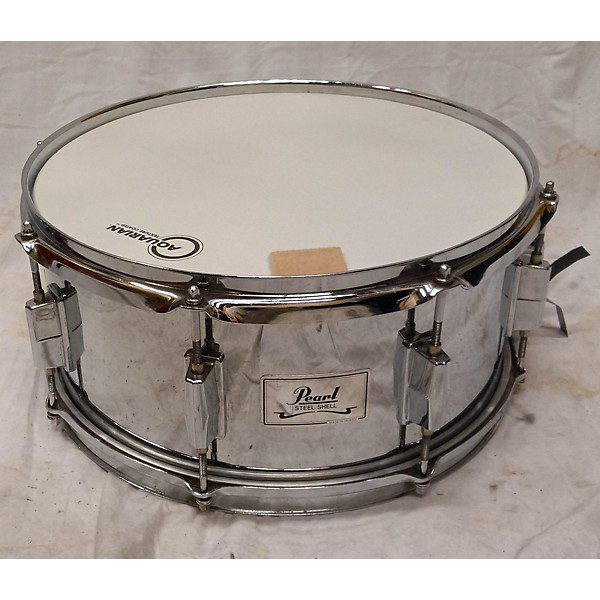 Vintage Pearl 1990s 6.5X14 Steel Shell Drum