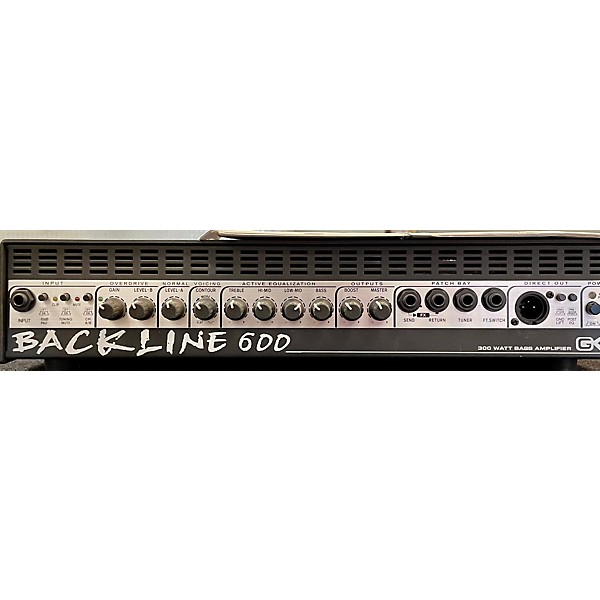 Used Gallien-Krueger Backline 600 300W Bass Amp Head