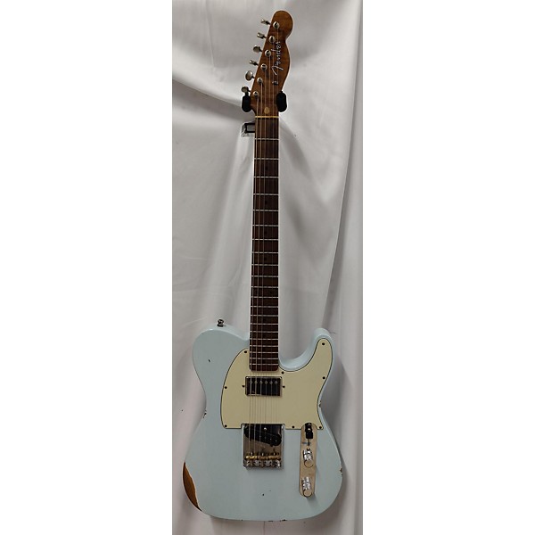 Used Fender Used 2023 Fender 1960 HS Relic Telecaster AAA Roasted Maple Sonic Blue Solid Body Electric Guitar