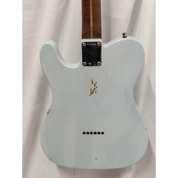 Used Fender Used 2023 Fender 1960 HS Relic Telecaster AAA Roasted Maple Sonic Blue Solid Body Electric Guitar