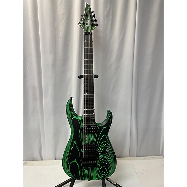 Used Jackson Used Jackson Dk2 Modern Ash Fr7 Baked Green Solid Body Electric Guitar