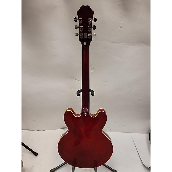 Used Epiphone Used Epiphone Dot Cherry Hollow Body Electric Guitar