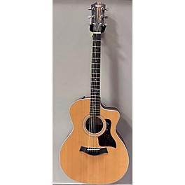 Used Taylor 214CE Natural Acoustic Electric Guitar