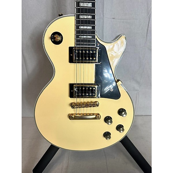 Used Epiphone Used Epiphone Les Paul Custom Antique Ivory Solid Body Electric Guitar