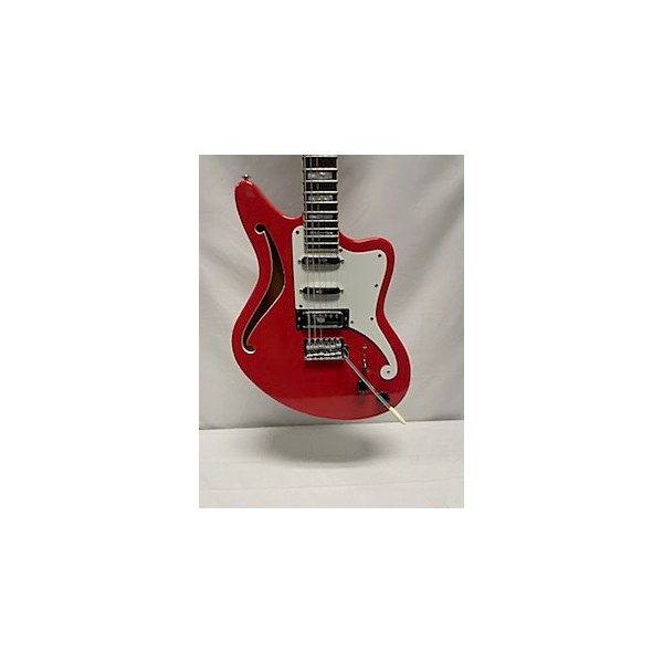 Used D'Angelico Used D'Angelico Premier Series Fiesta Red Solid Body Electric Guitar