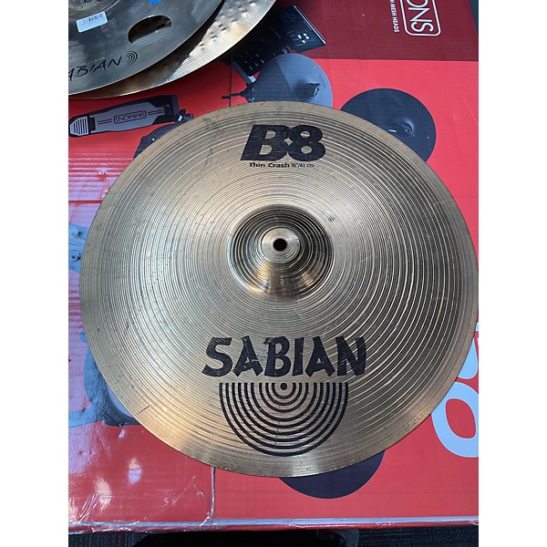 Used SABIAN Used SABIAN 16in B8 Thin Crash Cymbal