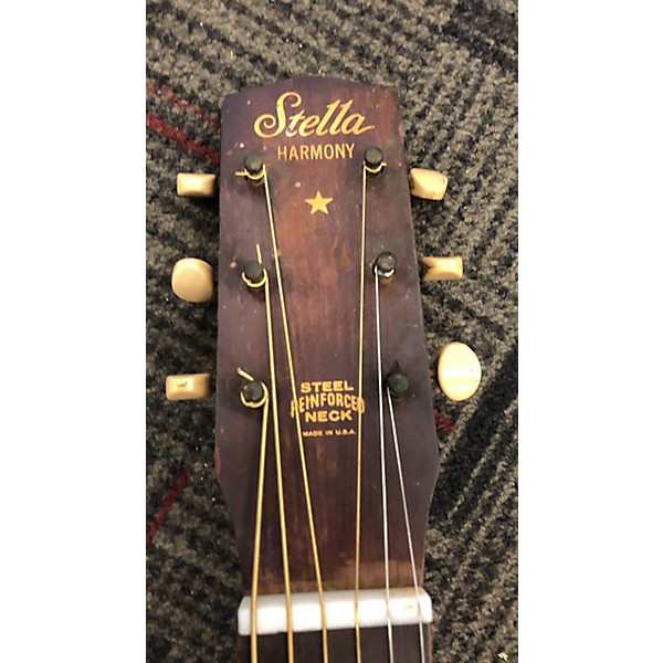 Vintage Harmony 1950s Stella Guitar Acoustic Guitar