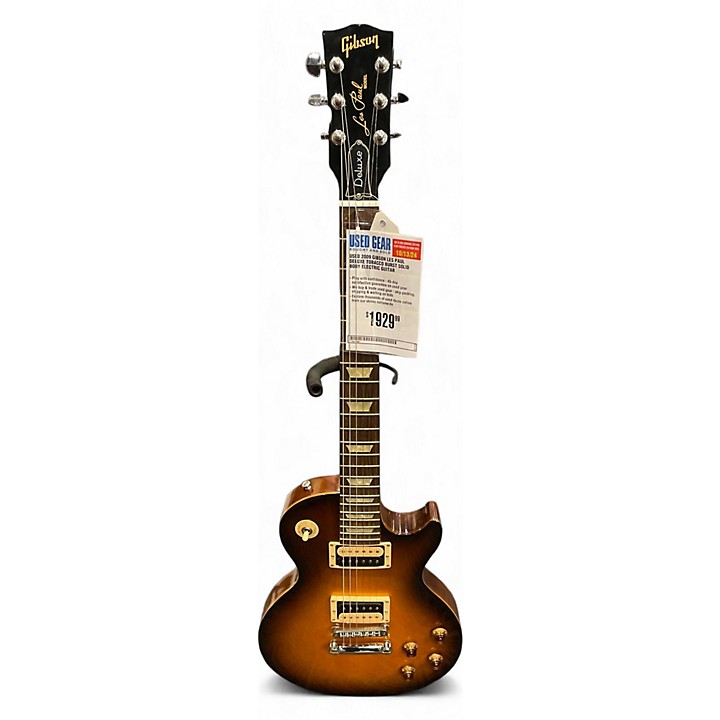 Used 2009 Gibson Les Paul Deluxe Tobacco Burst Solid Body