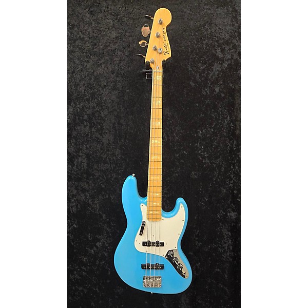 Used Fender Used Fender Mij Jazz Bass Maui Blue Electric Bass Guitar