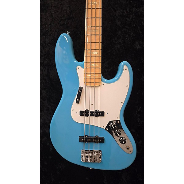 Used Fender Used Fender Mij Jazz Bass Maui Blue Electric Bass Guitar