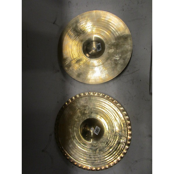 Used Zildjian 14in A Custom Mastersound Hi Hat Pair Cymbal