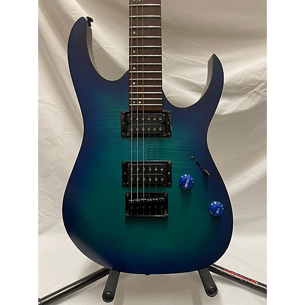 Used Ibanez Used Ibanez RG6003FM Sapphire Blue Trans Solid Body Electric Guitar