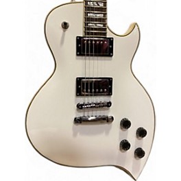 Used D'Angelico Teardrop White Solid Body Electric Guitar