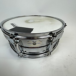 Used Pearl 14X5.5 MIRROR CHROME SNARE Drum