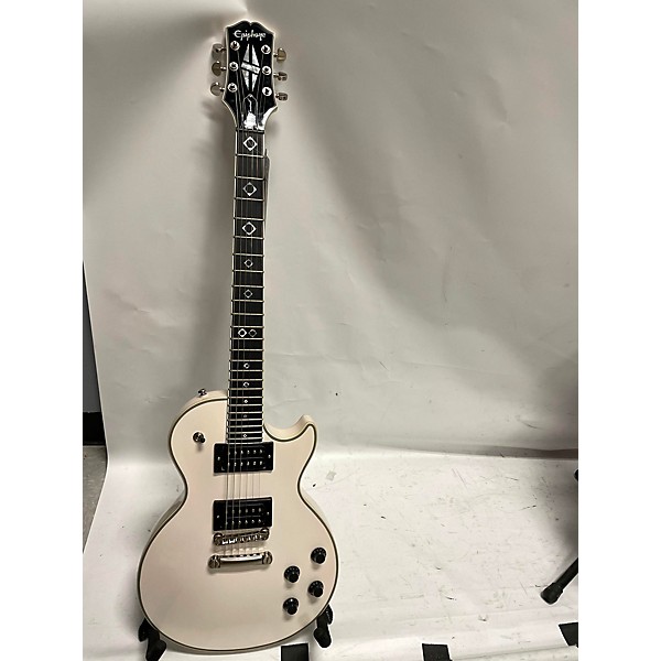 Used Epiphone JERRY CANTRELL LES PAUL BONE WHITE Solid Body Electric Guitar