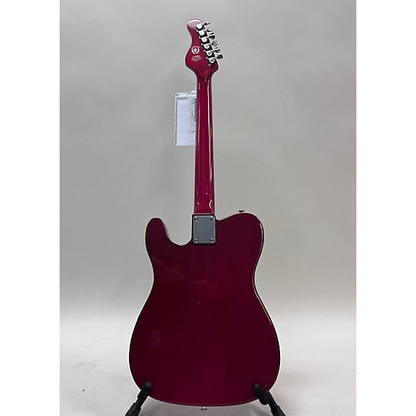 Used Southern Belle Used Southern Belle T-style Pink Solid Body Electric Guitar